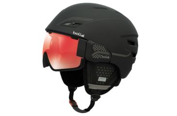 Image of Bolle Osmoz Helmet, Soft Black and Grey with Vermillon Gun Lens, 54-58cm 30634