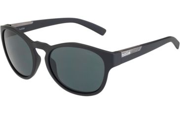 Image of Bolle Rooke Progressive Prescription Sunglasses, Matte Black Frame, 12346PR