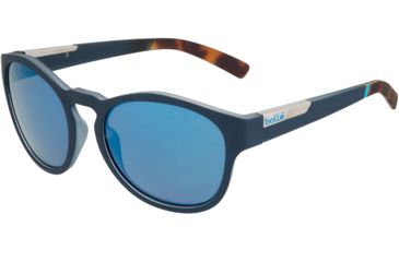 Image of Bolle Rooke Progressive Prescription Sunglasses, Rubber Blue / Tortoise Frame, 12349PR