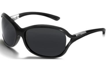 Image of Bolle Sunglasses Ruby Shiny Black Frame TNS Gradient Lens 11163