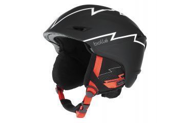 Image of Bolle Sharp Helmet, Soft Black and Red, 58-61cm 30648