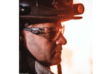 Image of Bolle Silex+ Safety Glasses, Matte Black Frame, Clear BSSI Lens, PSSSILP064B