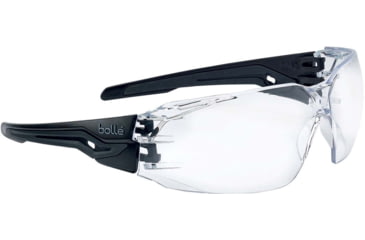 Image of Bolle Silex+ Safety Glasses, Matte Black Frame, Clear BSSI Lens, PSSSILP064B