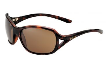 Image of Bolle Solden Single Vision Prescription Sunglasses, Shiny Tortoise Frame-11755SV