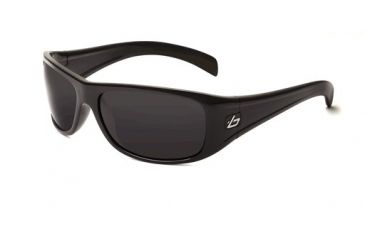 Image of Bolle Sonar Sunglasses, Shiny Black Frame, Polarized TNS Lens, 11336