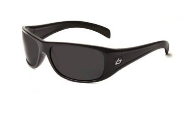 Image of Bolle Sonar Sunglasses, Shiny Black Frame, TNS Lens, 11337