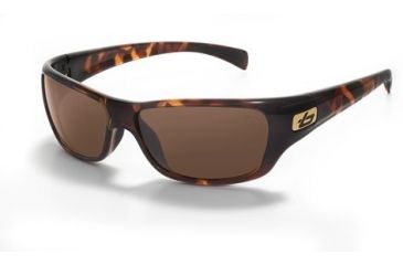 Image of Bolle Crown Sunglasses 11276, Dark Tortoise Frame, Polarized A-14 Lens