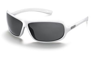 Image of Bolle DeSoto Sunglasses 10864, White Frame, Polarized TNS Lens