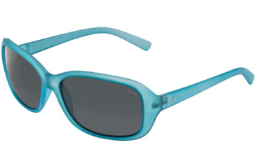 Image of Bolle Sunglasses, Molly Satin Crystal Blue Frame Polarized TNS Lens 11519
