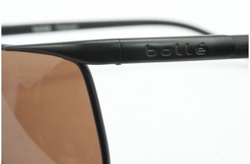 Image of Bolle Sunglasses Rally Satin Black Frame Polarized A-14 Lens 