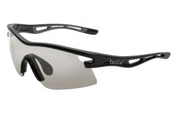 Image of Bolle Vortex Single Vision Prescription Sunglasses, Shiny Black Frame-11858SV