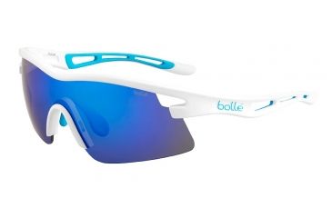Image of Bolle Vortex Sunglasses, Matte White Frame, Medium, 12264