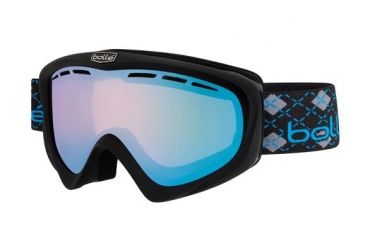 Image of Bolle Y6 OTG Ski/Snowboard Goggles,Matte Black Frame,Aurora Lens 21373