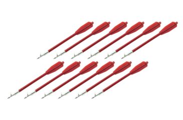 Image of BOLT Crossbows Fishing Bolts, 12 Pack, Red BT213