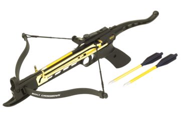 Image of BOLT Crossbows The Breaker Full Metal Fast Cocking Crossbow, Black/Gold BT102