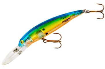 Image of Bomber Deep Long 24A Crankbait, 3.5in, 3/8oz, Chart Fl/Blue Orange, B24ACHLO