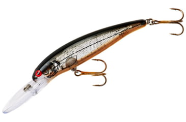 Image of Bomber Deep Long 24A Crankbait, 3.5in, 3/8oz, Silver Flash/Orange Belly, B24AXSIO
