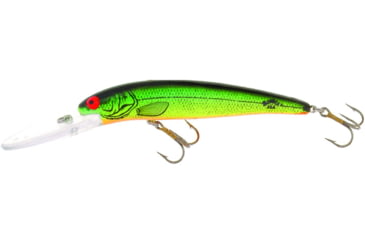 Image of Bomber Deep Long A Minnow, 3 1/2in, Floating, 3/8oz, Firetiger Bass, B24AXFTB