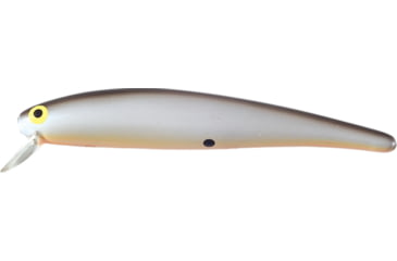 Image of Bomber Deep Long A Minnow, 3 1/2in, Floating, 3/8oz, Pearl/BlackBack/Orange, B24APBO