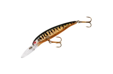 Image of Bomber Deep Long A Minnow 3.5ft, 3/8oz, Floating, Gold Purple/Black, B24AGPTBRO