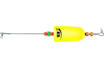 Image of Bomber Saltwater SW Paradise Poppers, Yellow, BSWPPPPY
