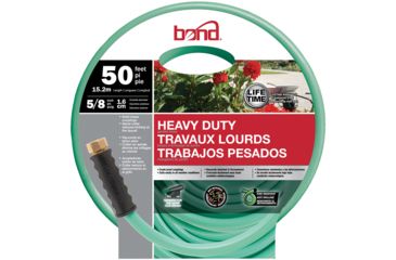 Image of BOND 50ft 5/8in Heavy Duty Garden Hose, Green 70203