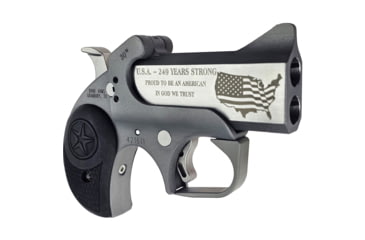 Image of Bond Arms 30th Anniversary 3in Single Shot Pistol, .45LC/.410 Bore, 3 inch Barrel, Stainless Steel, Stainless, Rubber, BA30TH-45/410