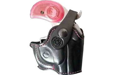 Image of Bond Arms Holster Rh Thumbsnap For Back-up Black/pink Stitch