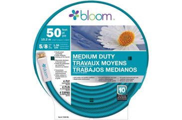 Image of BOND Bloom 50ft 5/8in Medium Duty Hose, Blue/Green 70201BL