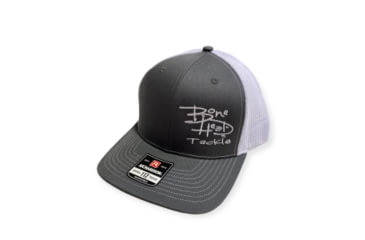 Image of Bonehead Tackle Bonehead Tackle Cap Richardson 112 Charcoal/White, BH-BHR112CW