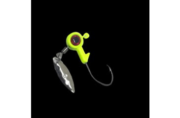 Image of Bonehead Tackle BX Bladed Jig Heads - 1/8 oz, Chartreuse, BH-BXB18CHA