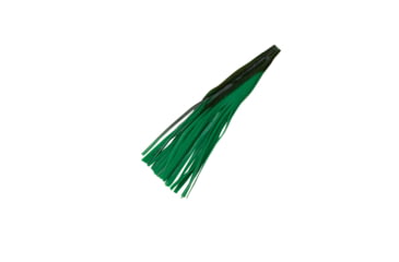 Image of Boone 05649 Tuna Tail Weber Style Skirt 2 Pk, Green/Black, 5 1/2&quot;, 5649
