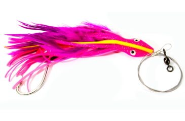 Image of Boone Bait Dolphin Rig Trolling Lure, 1-1/2oz, 6-1/2in, Purple/Pink, 9199