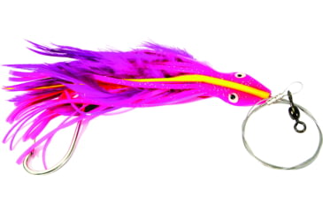 Image of Boone Bait Dolphin Rig Trolling Lure, 2oz, 6-1/2in, Purple/Pink, 9299