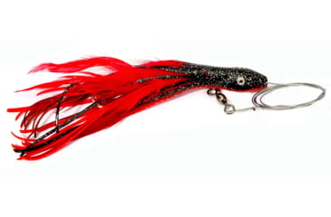 Image of Boone Bait Dolphin Rig Trolling Lure, 2oz, 6-1/2in, Red/Black, 9262