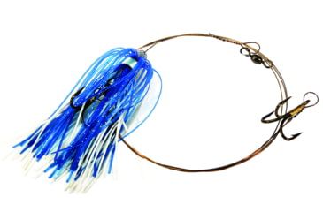 Image of Boone Bait Duster Rig Live Bait Rig, 2 #4 Trebles, 1/8oz, Duster Blue/White, 1147