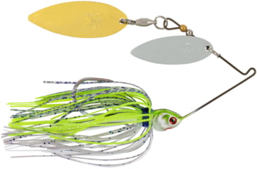 Image of Booyah Covert Finesse Spinnerbait, Double Willow Blade, 3/8oz, 4in, Jc Special, BYCVF38NGW726