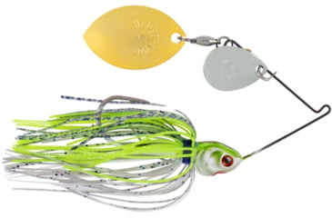 Image of Booyah Covert Finesse Spinnerbait, Nickel Colorado Gold Oklahoma Blade, 1/2oz, 4in, Jc Special, BYCVF12NCGOK726