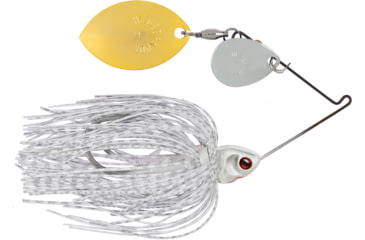 Image of Booyah Covert Finesse Spinnerbait, Nickel Colorado Gold Oklahoma Blade, 3/8oz, 4in, Wt Silvrscl/Prlhd, BYCVF38NCGOK728