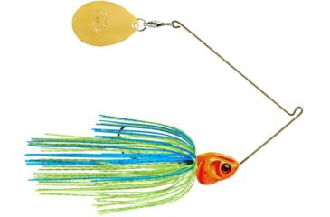 Image of Booyah J.C. Covert Spinnerbait, 1/2oz, G Col Blue Chart/Org Hd, BYCVS12GC725O