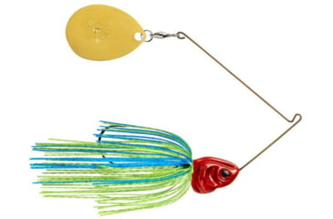 Image of Booyah J.C. Covert Spinnerbait, 1oz, G Col Blue Chart/Rd Hd, BYCVS1GC725