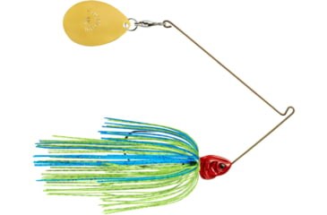 Image of Booyah J.C. Covert Spinnerbait, 3/8oz, G Col Blue Chart/Rd Hd, BYCVS38GC725