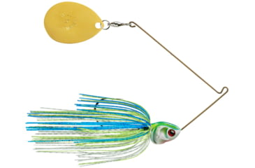 Image of Booyah J.C. Covert Spinnerbait, 1/2oz, G Col #5 Wt/Chart/Blue, BYCVS12G5C730