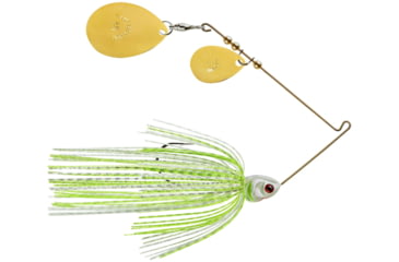 Image of Booyah J.C. Covert Spinnerbait, 3/8oz, G/G Col Wt Cht Slvsc/PrCht, BYCVS38GGC729