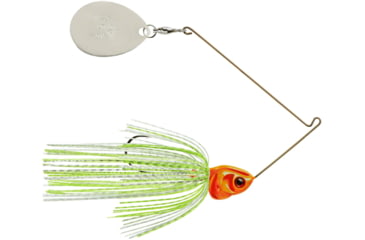 Image of Booyah J.C. Covert Spinnerbait, 1/2oz, Nic Col Wt Cht Slvsc/Org Hd, BYCVS12NC729O