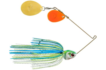 Image of Booyah J.C. Covert Spinnerbait, 1/2oz, Org/G Col Wt/Chart/Blue, BYCVS12OGC730