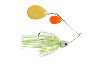 Image of Booyah J.C. Covert Spinnerbait, 3/4oz, Org/G Col Wt Cht Slvsc/PrCht, BYCVS34OGC729