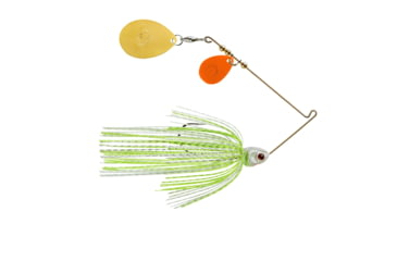 Image of Booyah J.C. Covert Spinnerbait, 3/8oz, Org/G Col Wt Cht Slvsc/PrCht, BYCVS38OGC729