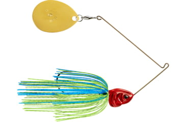 Image of Booyah J.C. Covert Spinnerbait, 3/4oz, G Col Blue Chart/Rd Hd, BYCVS34GC725