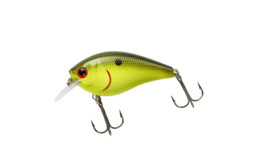 Image of Booyah XCS2 Squarebill Crankbait, 2 5/16in, 5/8oz, 2 Hooks 0-3 Crank Depth, Black Chart, BYXCS290